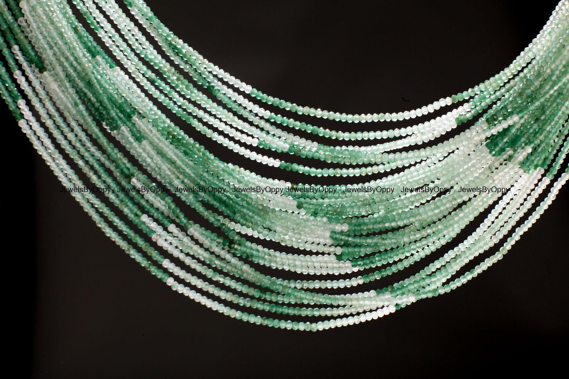 Aventurine Micro Faceted shaded Round 1.8mm, Jewelry Making Necklace, Bracelet, DIY Gemstone Beads 13" Strand