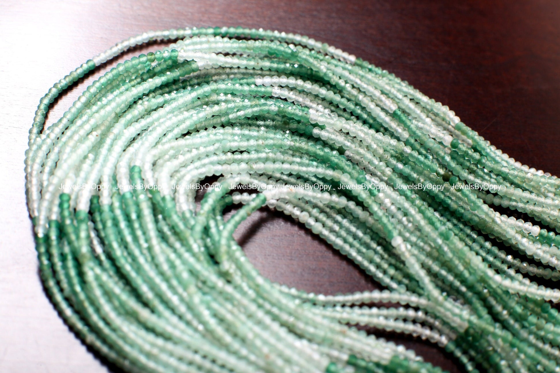 Aventurine Micro Faceted shaded Round 1.8mm, Jewelry Making Necklace, Bracelet, DIY Gemstone Beads 13" Strand