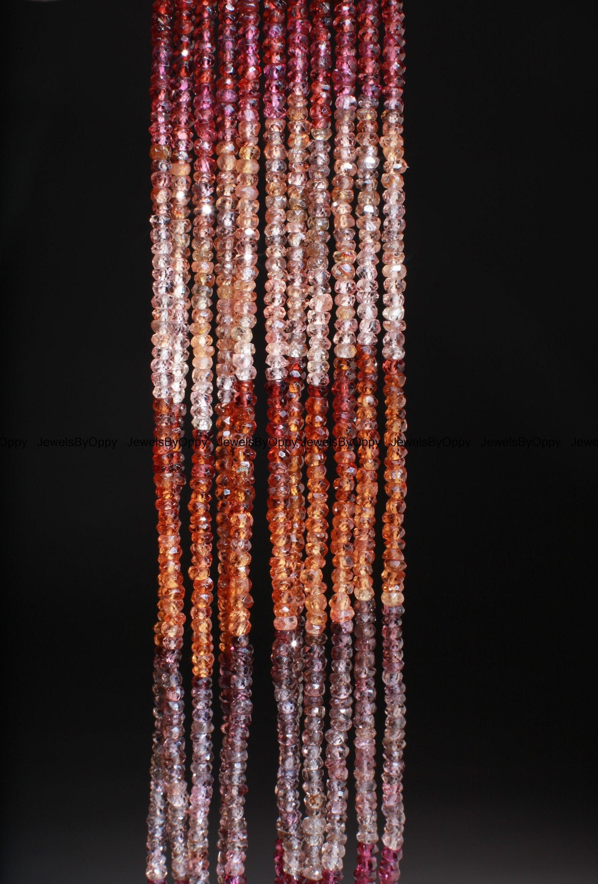 Natural Tundra Sapphire, Tunduru sapphire 3.5-3.7mm Shaded Micro Faceted Roundel Fine Quality 13" Strand