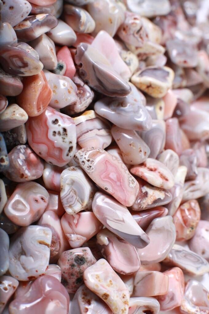 Red Carnelian, Pink Botswana Agate, Amethyst 8-60mm Loose Irregular Undrilled Chips, Tumbled Gemstone, Nugget, Bulk, Rock, Single / Bulk