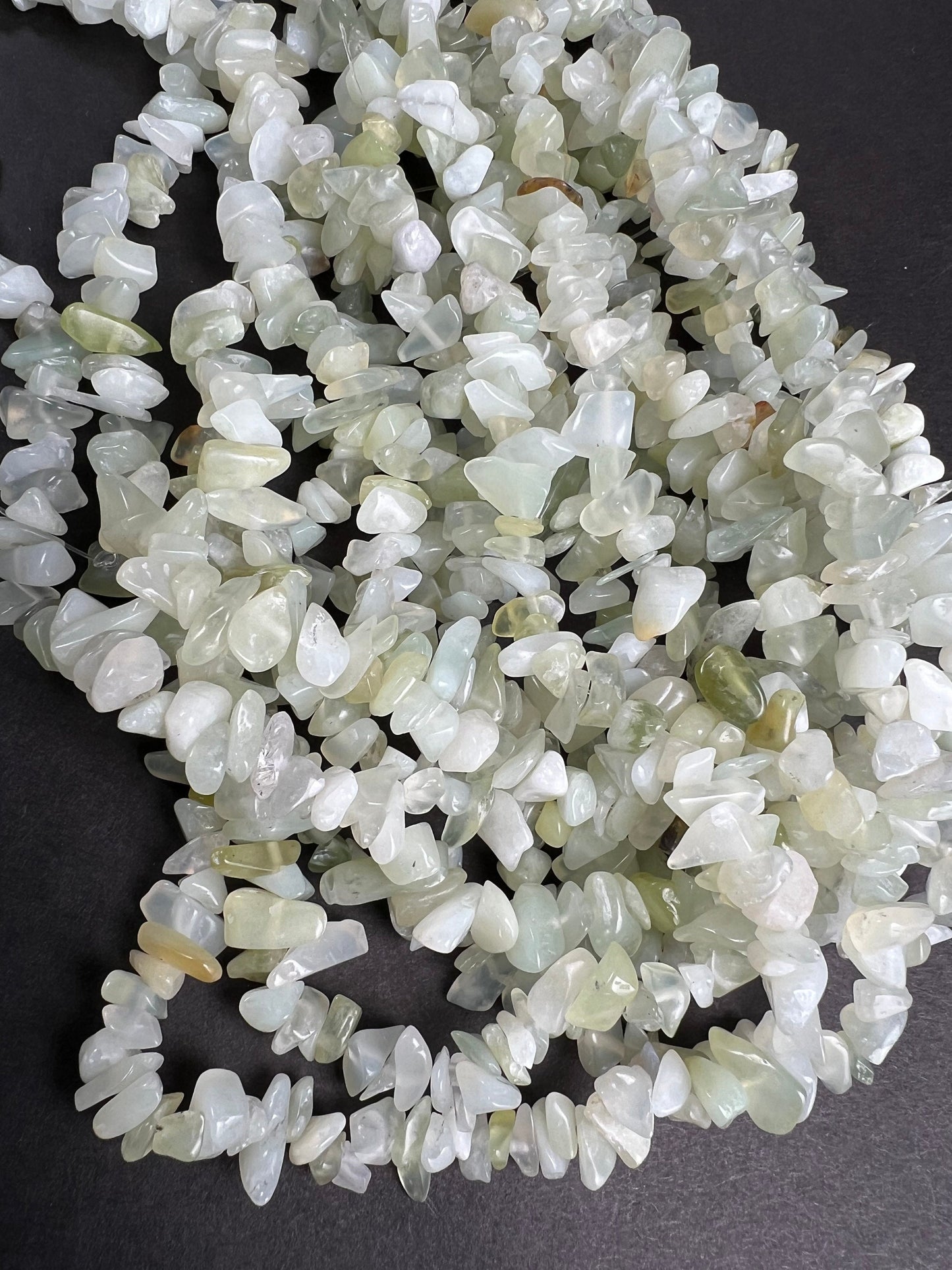 White Howlite opalite new jade carnelian blue goldstone raw smooth Freeform nugget chip 4-8mm bead. 15” strand natural gemstone