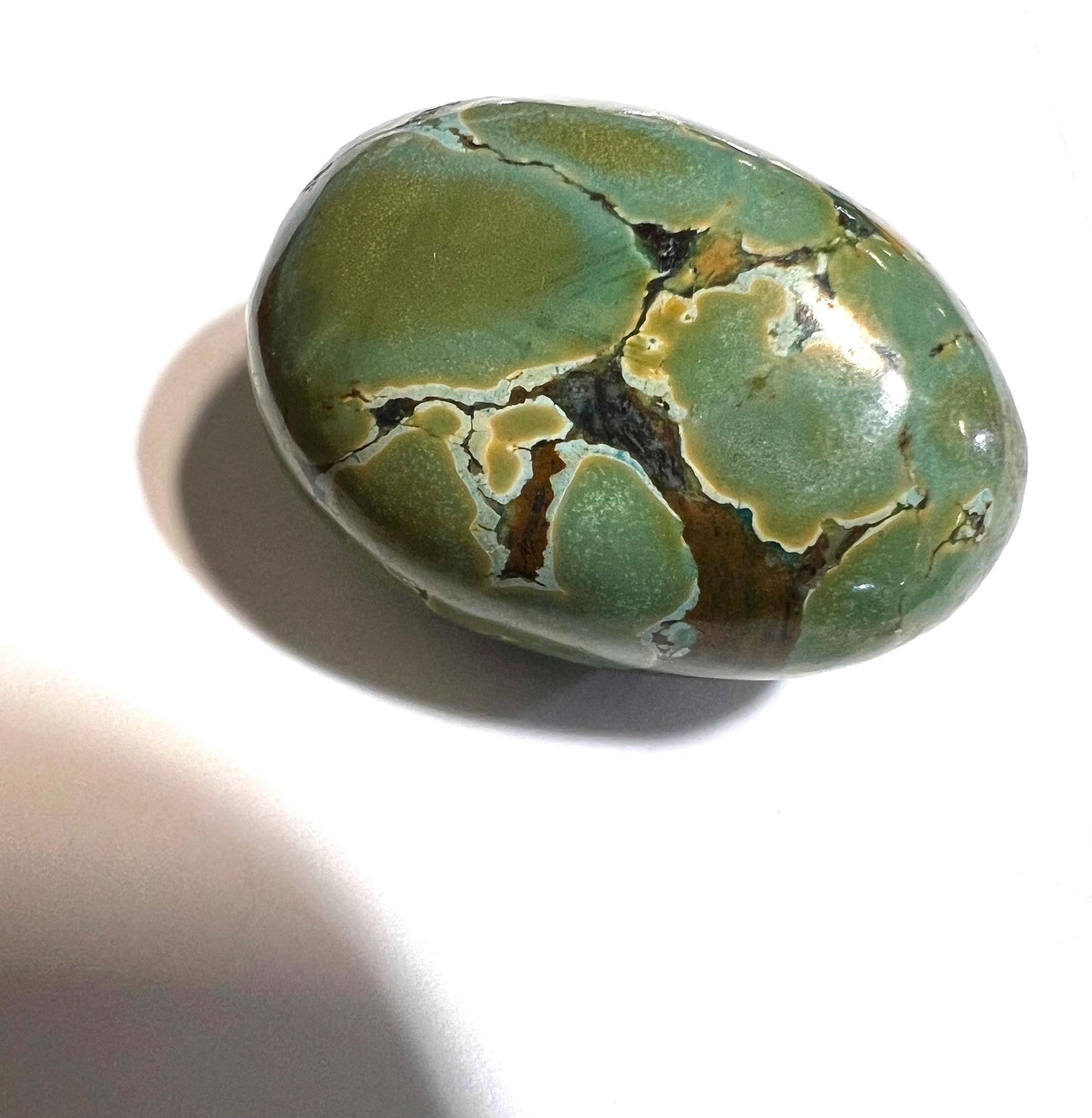 Genuine Turquoise Pebble, AAA Tibetian Spiderweb green Turquoise for jewelry Focal, pendant,palm stone, pocket stone collection healing gem