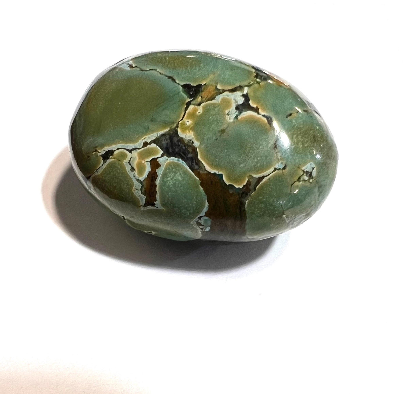 Genuine Turquoise Pebble, AAA Tibetian Spiderweb green Turquoise for jewelry Focal, pendant,palm stone, pocket stone collection healing gem