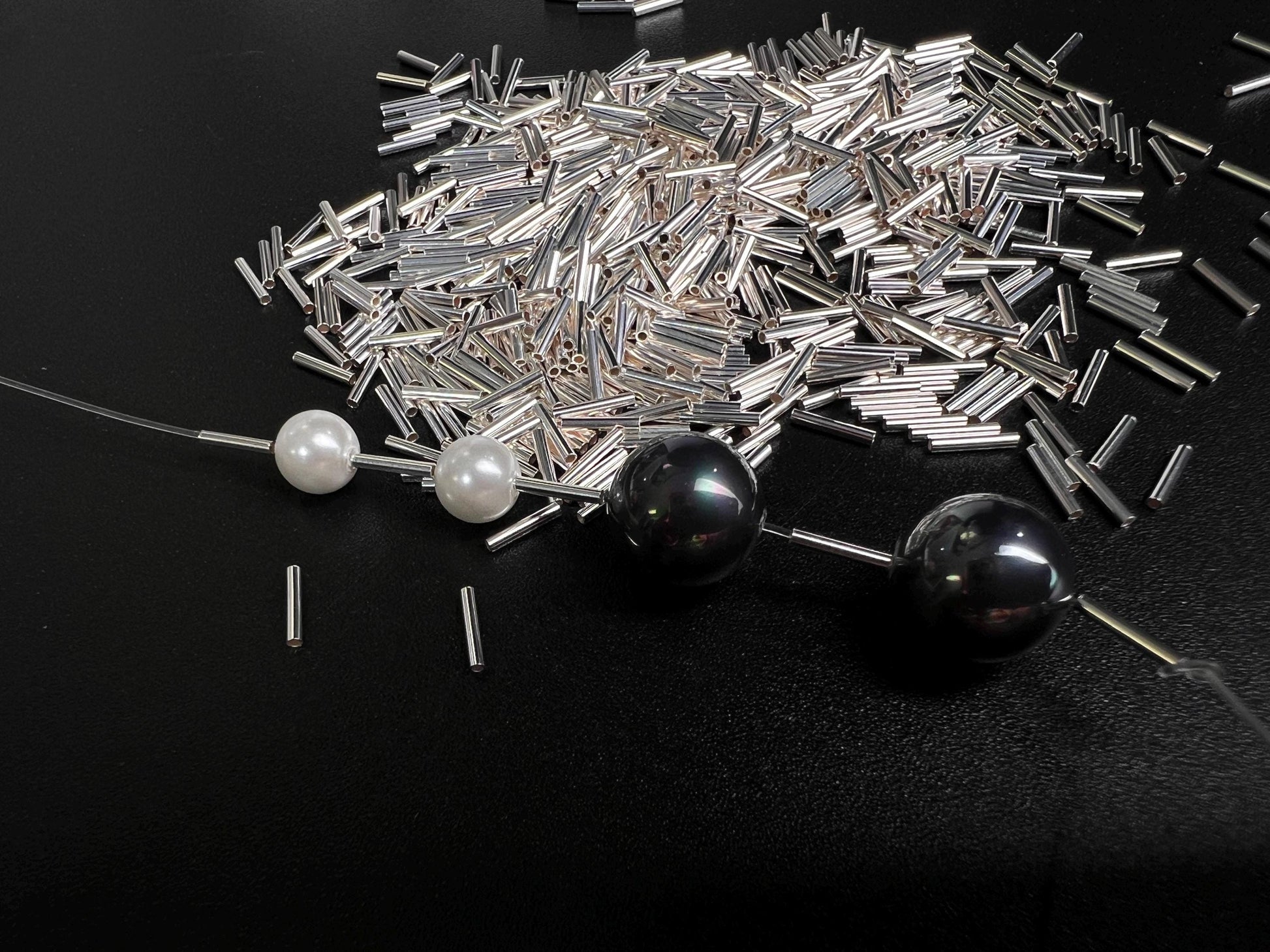 925 Sterling Silver 6mm Liquid Silver, Made in USA, High Quality tube spacer jewelry making supplies. 50 pcs, 100, 300 ,500 pcs