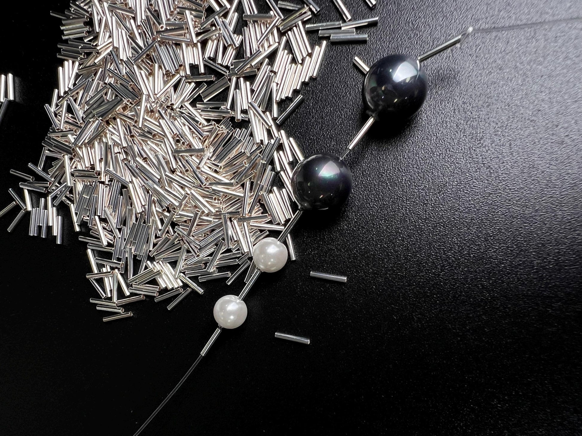 925 Sterling Silver 6mm Liquid Silver, Made in USA, High Quality tube spacer jewelry making supplies. 50, 100 pcs