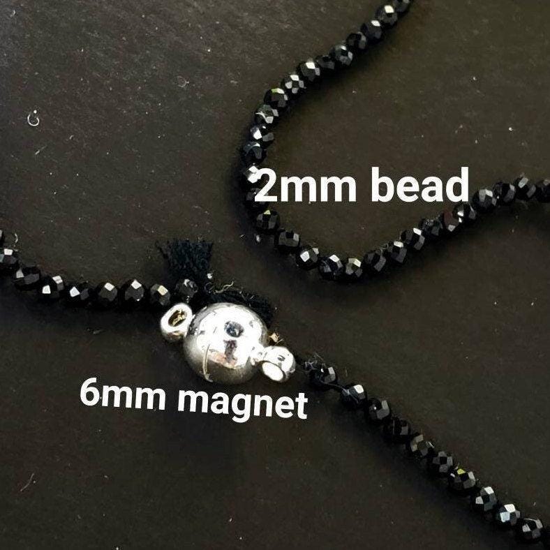 4 sets Ball clasp 6mm small round mag clasp shiny Silver, Gold, Rose Gold, Antique Brass, Antique Copper, plated brass clasp.