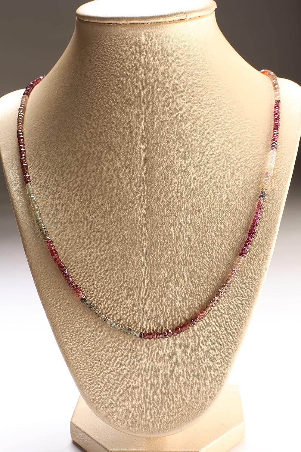 Natural Tundra Sapphire AAA Faceted 3.5-4mm Rondelle Gemstone Handmade Necklace in 925 Sterling Silver Clasp Necklace 14" to 30"