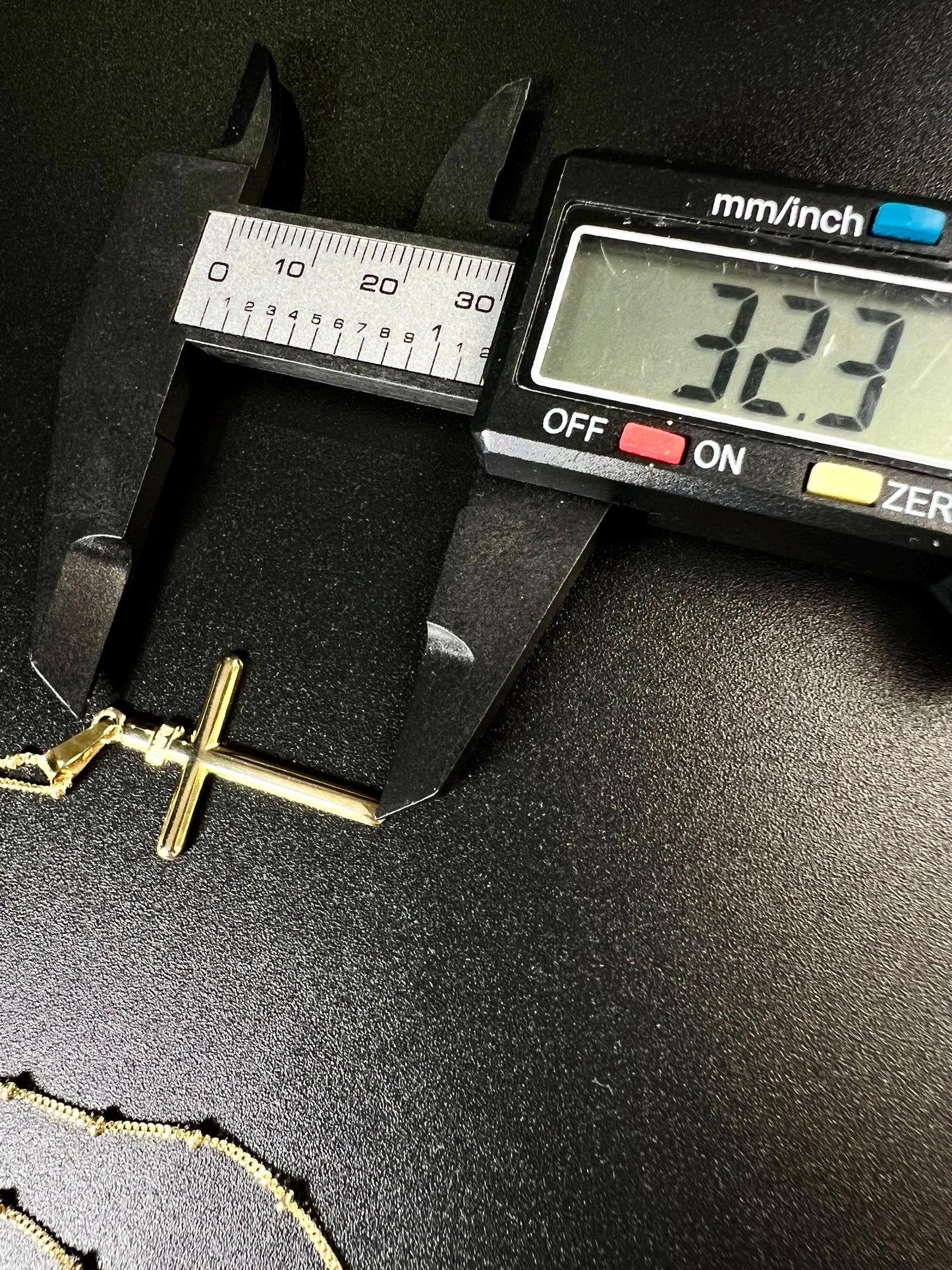 Solid 925 Sterling Silver and 18k gold vermeil Cross pendant 925 stamped High Quality Holiday Gift