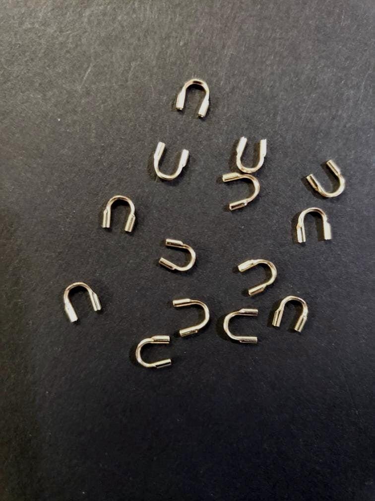 14k gold filled wire guards, wire protectors .021" 5mm Jewelry Making Supplies. 10 pcs ,20 pcs, 50 Pcs