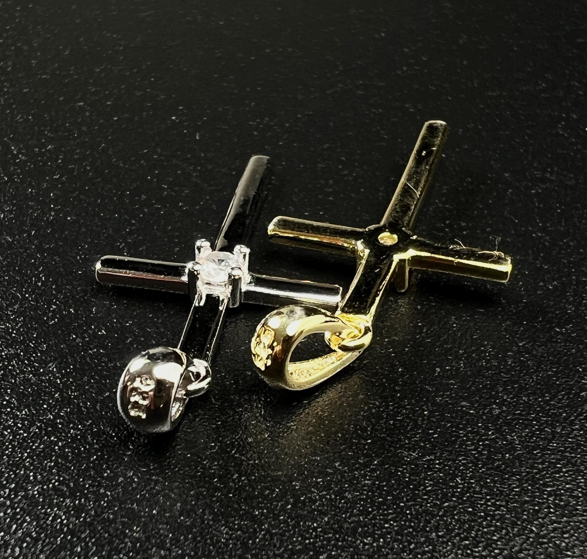 Solid 925 Sterling Silver and 18k gold vermeil Cross with CZ diamond pendant Necklace 925 stamped High Quality Holiday Gift