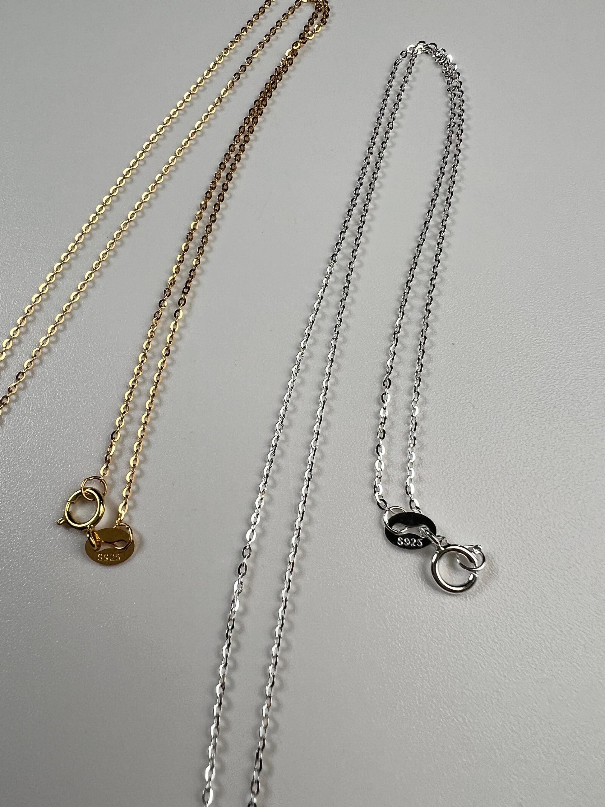 18k Gold Vermeil and 925 Sterling Silver CZ Diamonnd baguette setting Cross Pendant Necklace 925 stamped