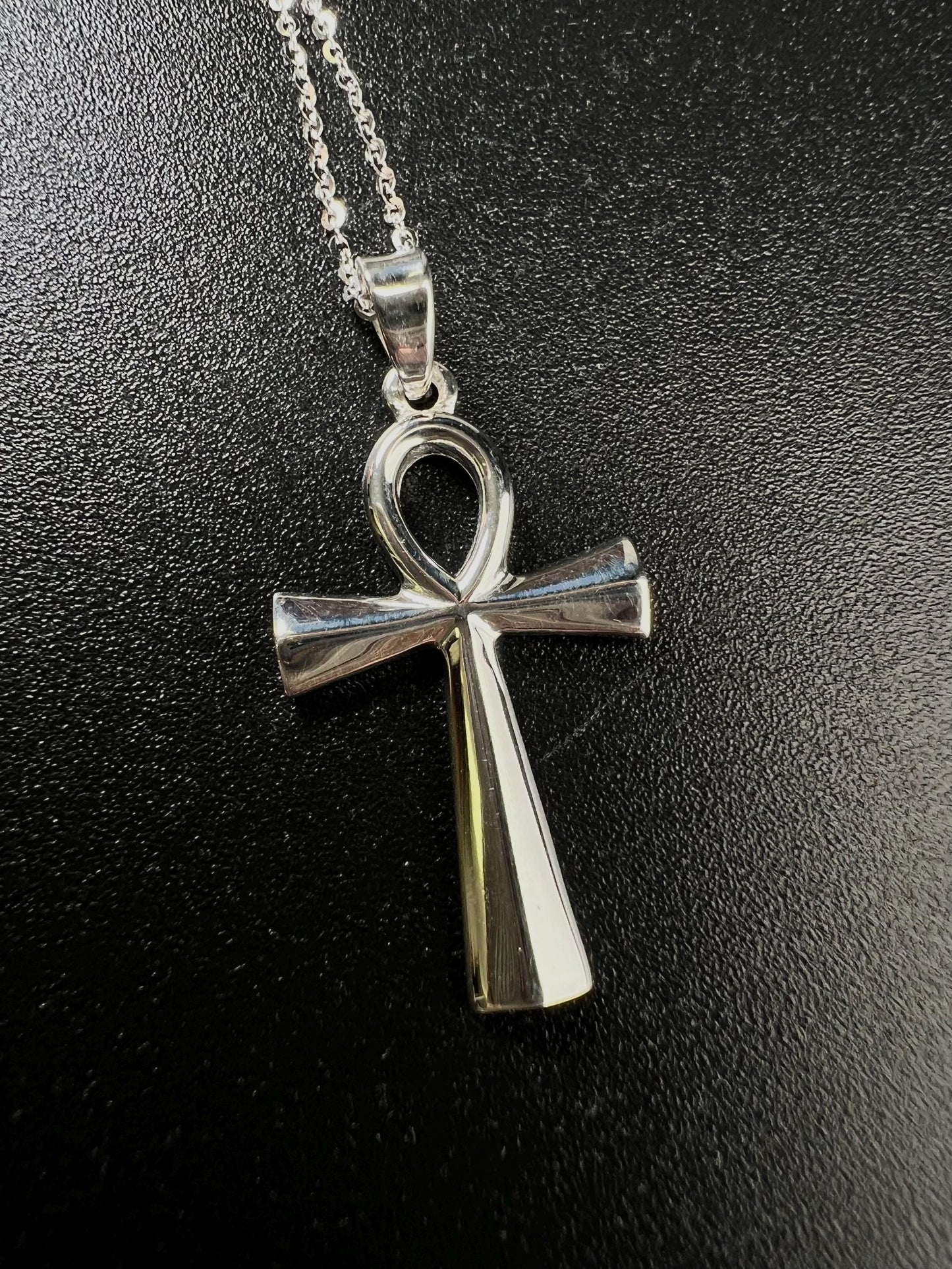 Solid 925 Sterling Silver Cross Pendant Necklace high quality 925 stamped