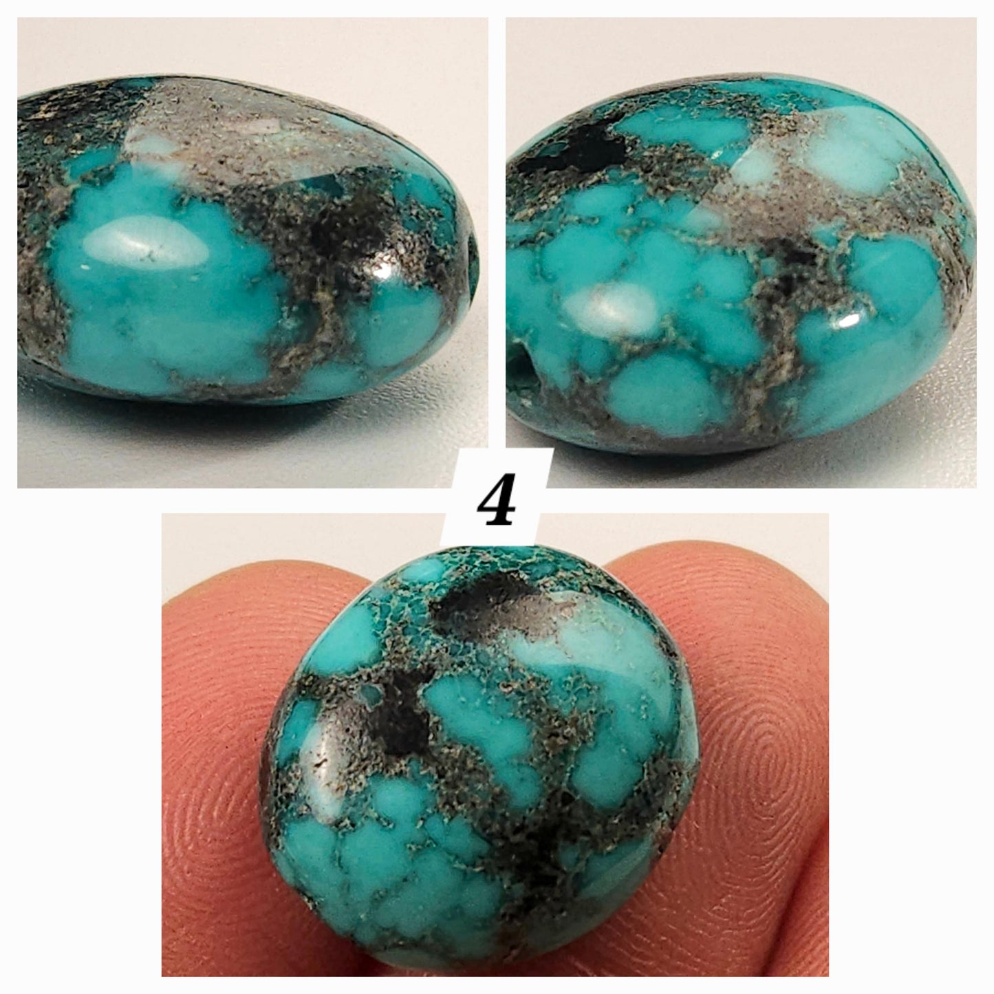 Natural Turquoise Pebble, AAA Tibetan Spiderweb Blue Turquoise, Jewelry Focal, Pendant, Palm Stone, Pocket Stone, Collection, Healing