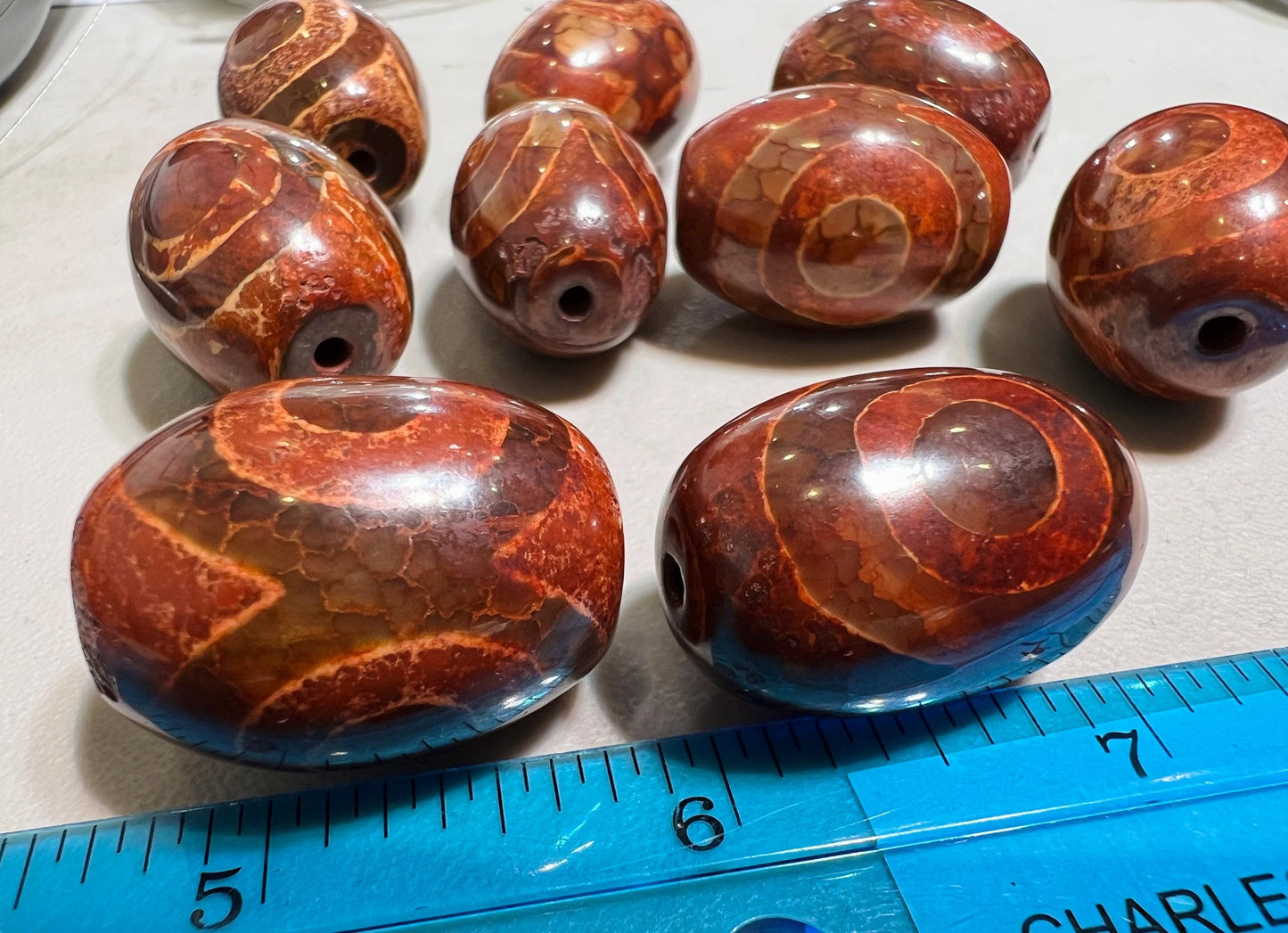 Natural Tibetan agate Evil Eye Oval drum Eye Agate huge 22x28mm vintage Jewelry Making, Art Craft Beads pocket stone protection