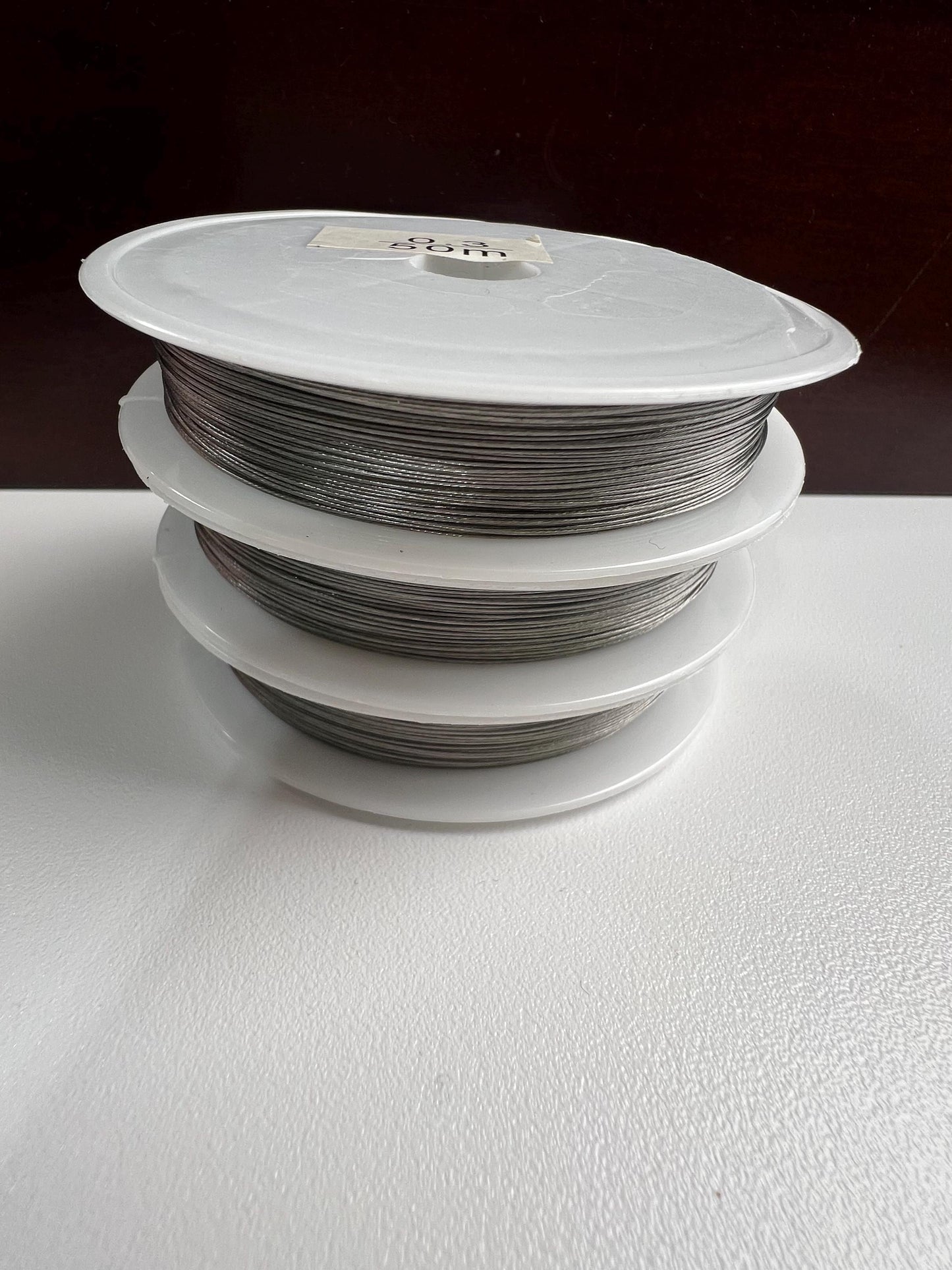 Beading wire strong flexible 7strand 164 feet .3mm 1 spool for necklace bracelet jewelry making Tigertail beading wire