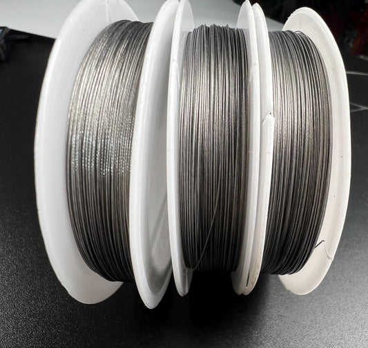 Beading wire strong flexible 7strand 164 feet .3mm 1 spool for necklace bracelet jewelry making Tigertail beading wire