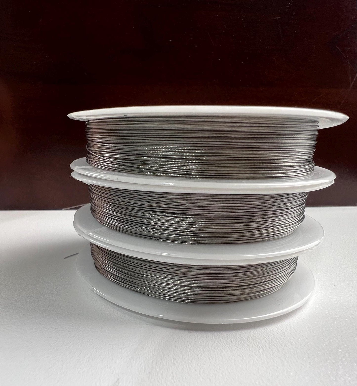 Beading wire strong flexible 7strand 164 feet .3mm 1 spool for necklace bracelet jewelry making Tigertail beading wire