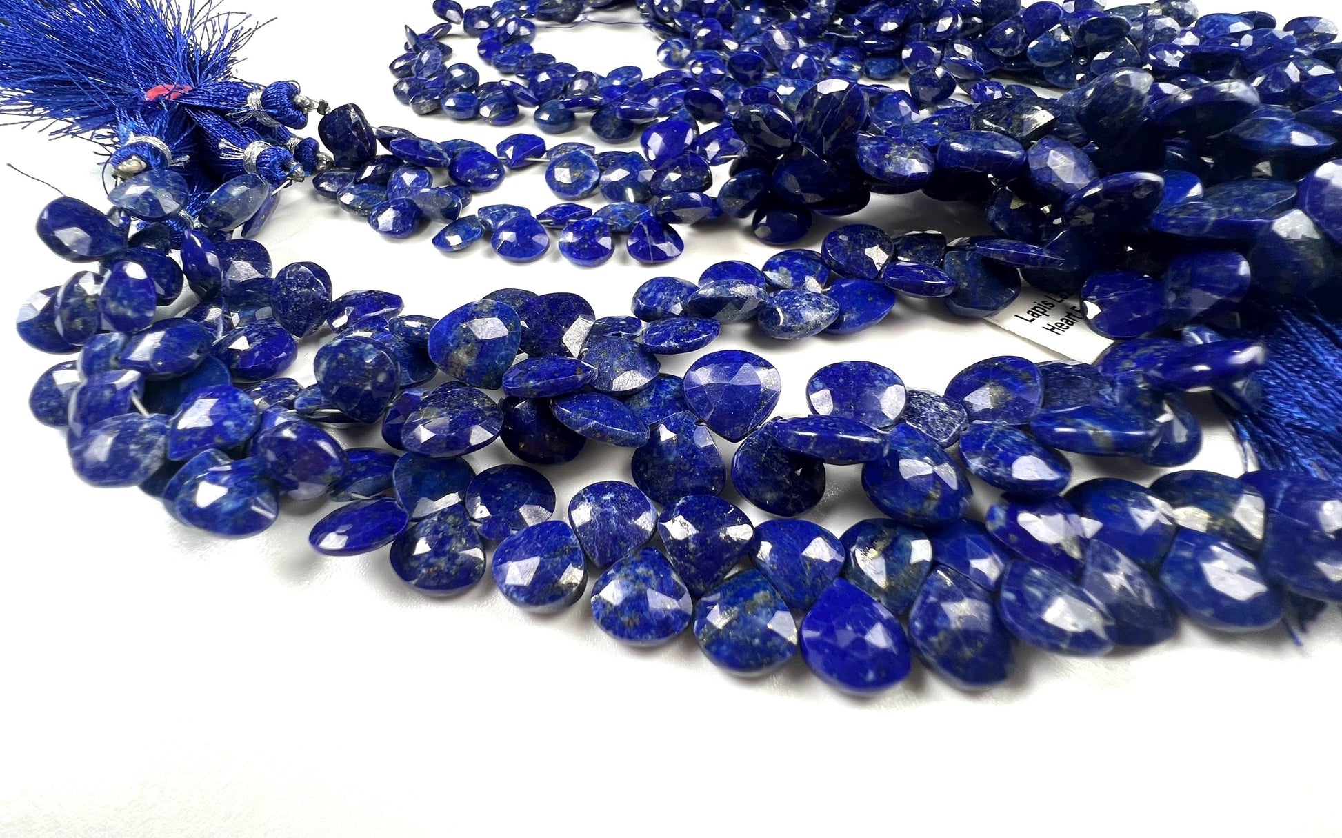 Genuine Lapis Lazuli 2.5mm Faceted Roubd Royal Blue Lapis Beads Jewelry Making 13”Strand