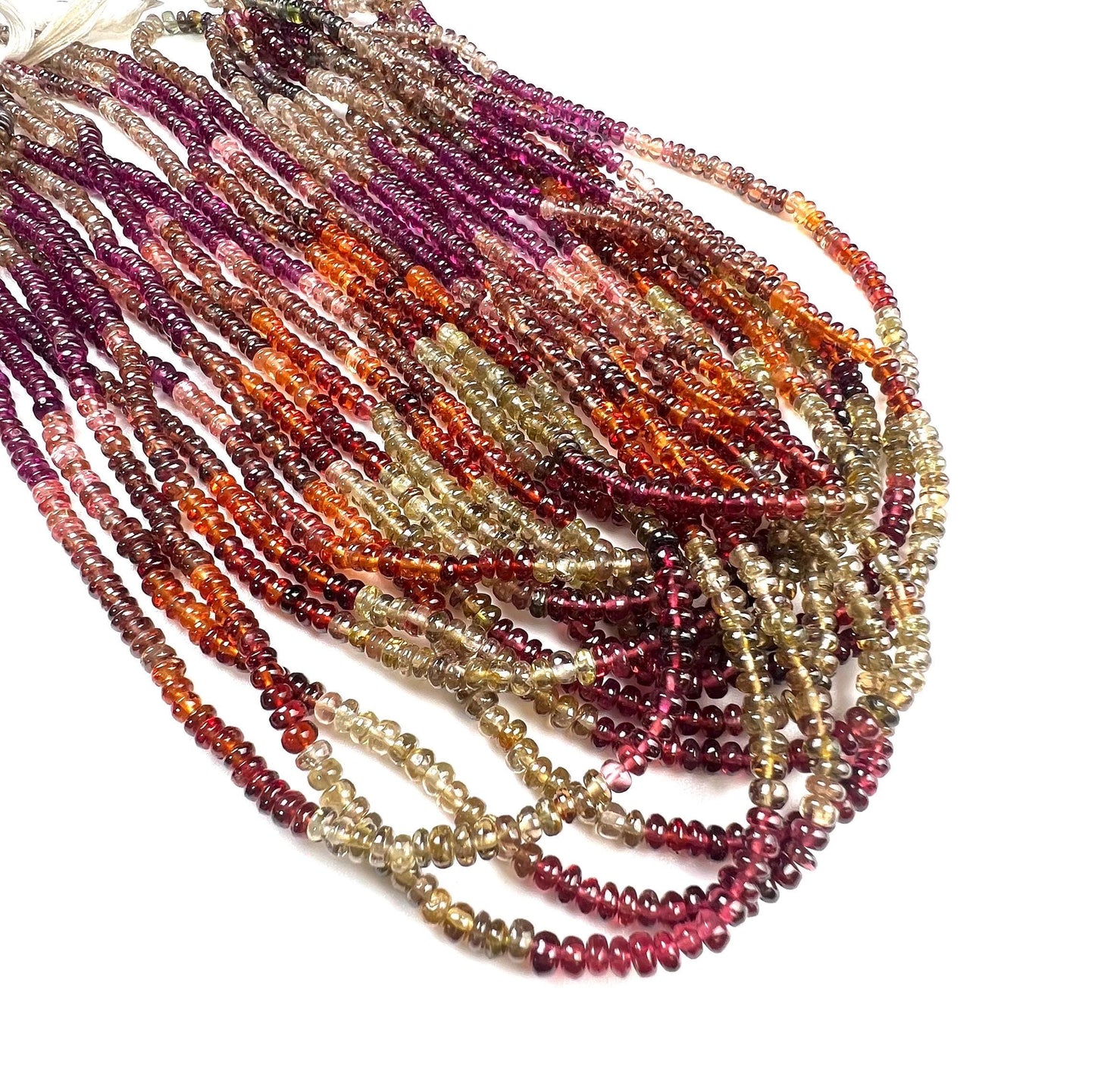Natural Tundra Sapphire Smooth Roundel 3.5mm good Quality jewelry making beads 14” full strand