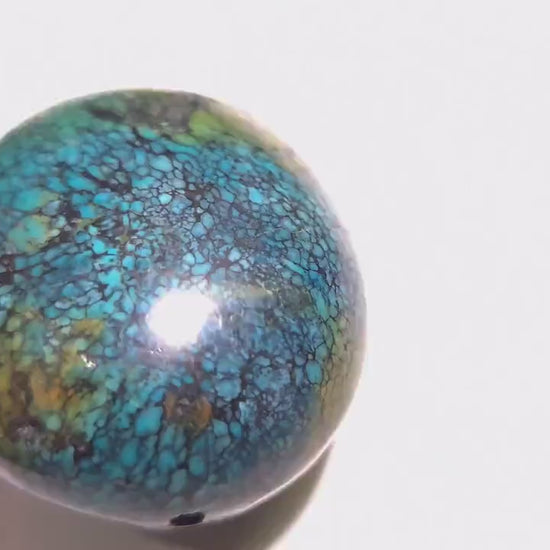 Natural Turquoise Pebble, AAA Tibetan Spiderweb Blue Turquoise, Jewelry Focal, Pendant, Palm Stone, Pocket Stone, Collection, Healing