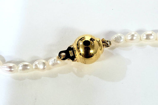 18k Gold Vermeil 925 Sterling Silver 9mm smooth ball, with ring 16mm long push in lock clasp. Jewelry making Necklace Bracelet pearl clasp