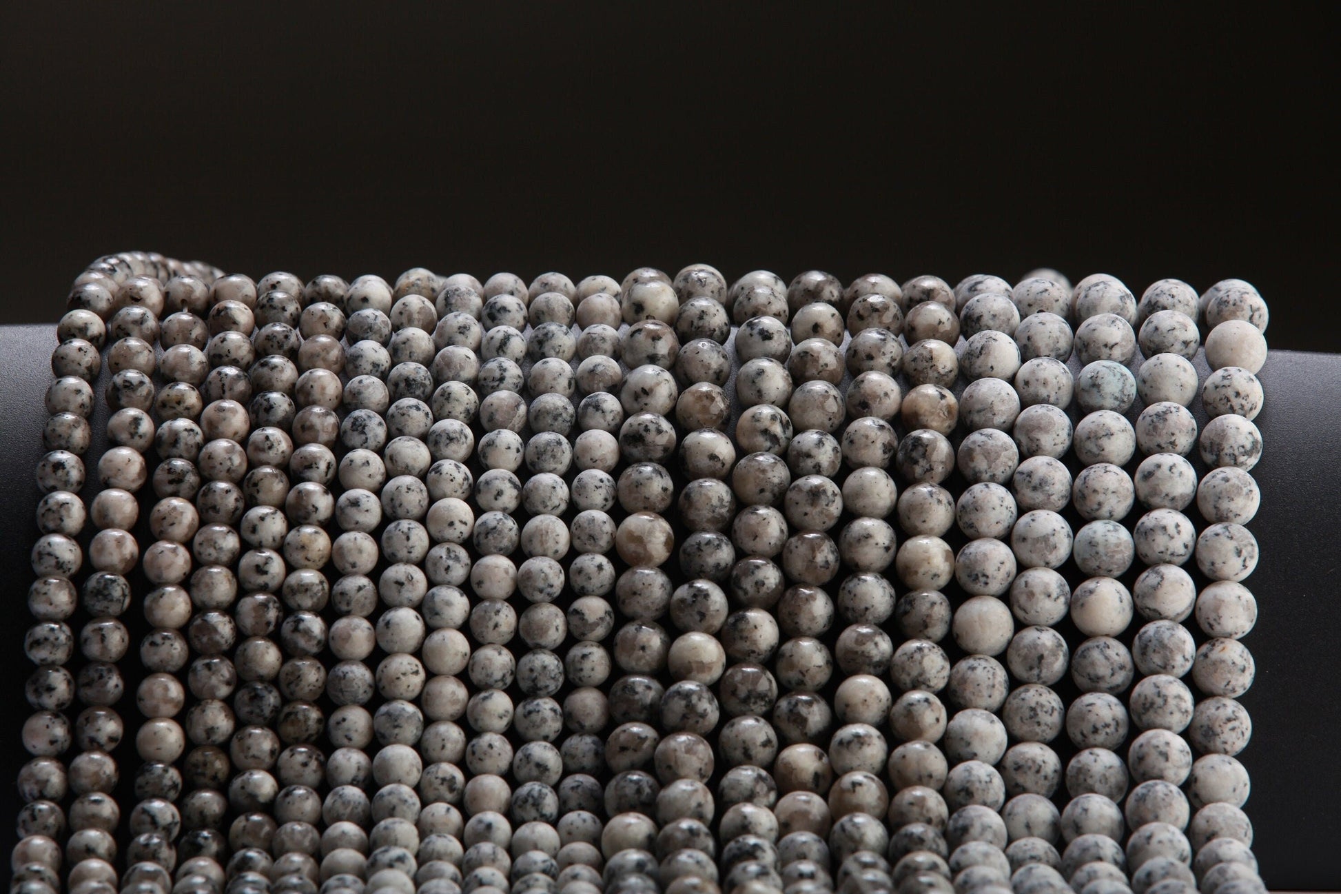White Matte/Polished Kiwi Jasper 8mm ,10mm Round Beads -Single/Bulk